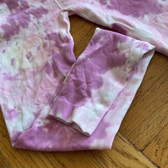Spiritual Gangster Tie Dye Seamless Purple Leggings Size XS/S - Picture 12 of 13